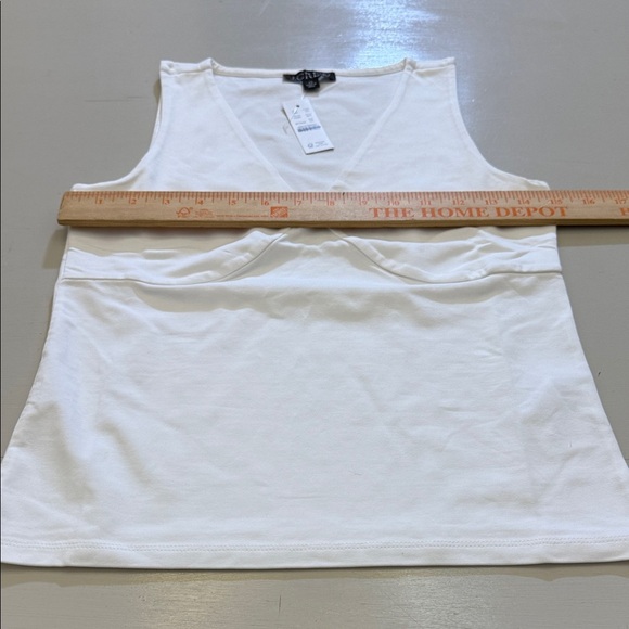 J. Crew Stretch cotton-blend V-neck top Size XS - Picture 9 of 11